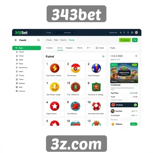 Evolução da interface do 343bet para usuários